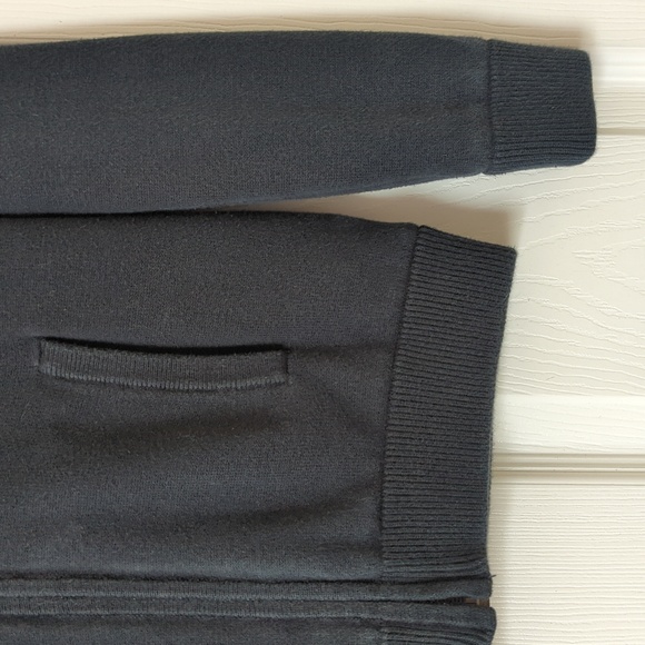 Lacoste Sport Lightweight Knit Full Zip Mock Neck Lined Golf Jacket Black 36 S - Picture 8 of 11